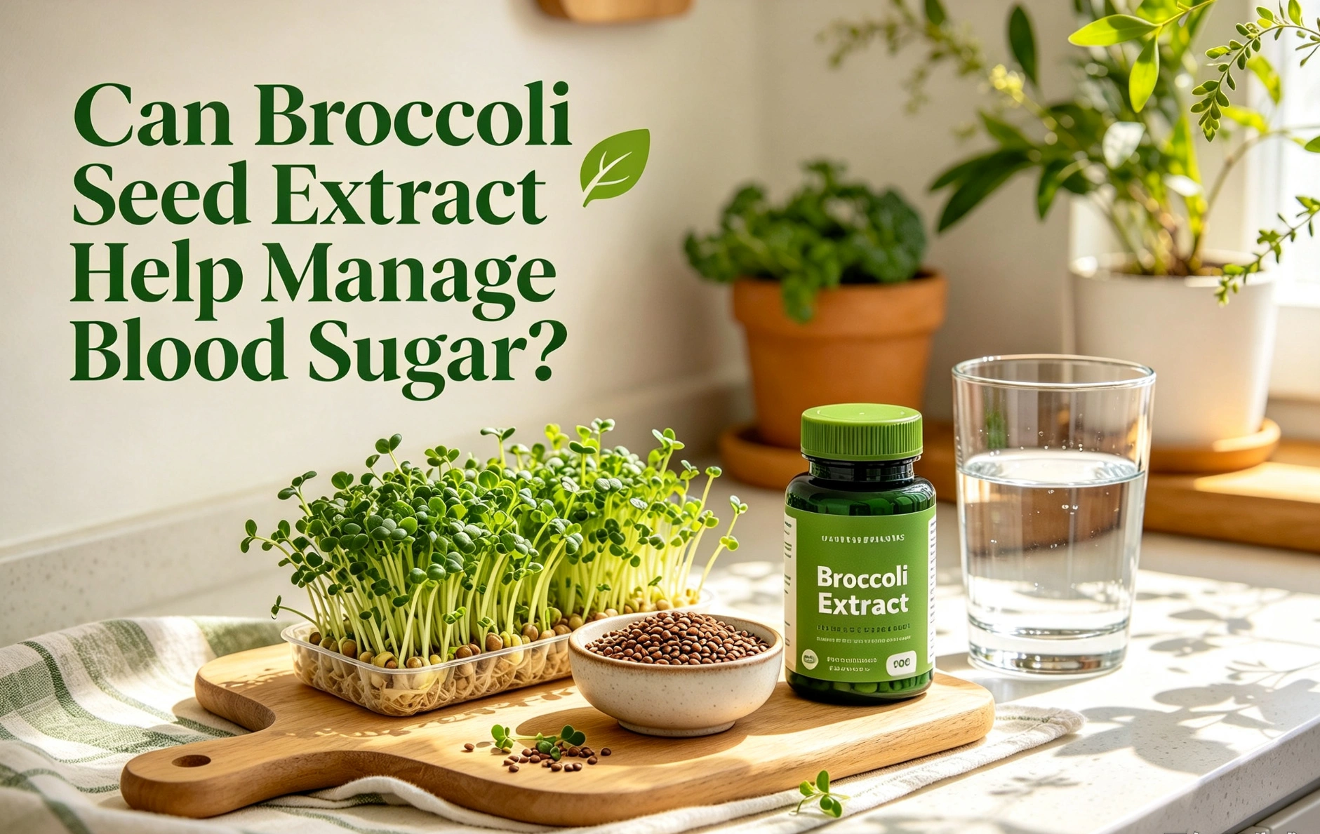 L’estratto di semi di broccoli può aiutare a gestire lo zucchero nel sangue?